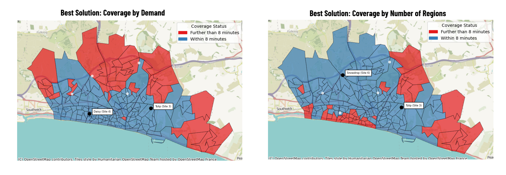 Regional vs. Demand-Weighted Coverage